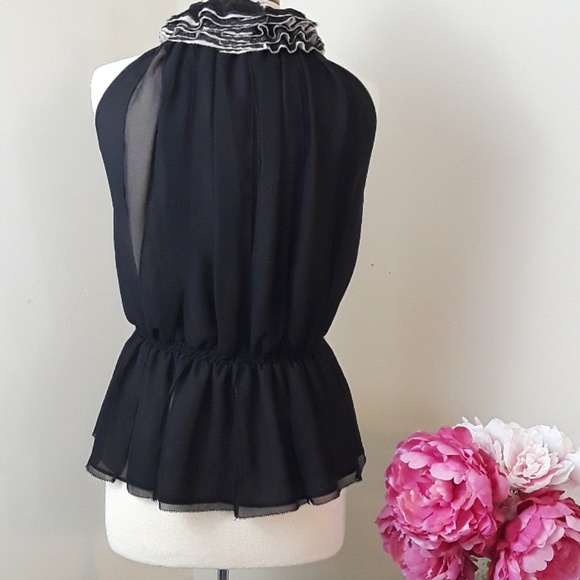 Neiman Marcus Robert Rodriguez ruffle top NWT - Picture 5 of 8